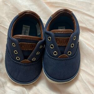 Ralph Lauren navy oiled canvas Vito